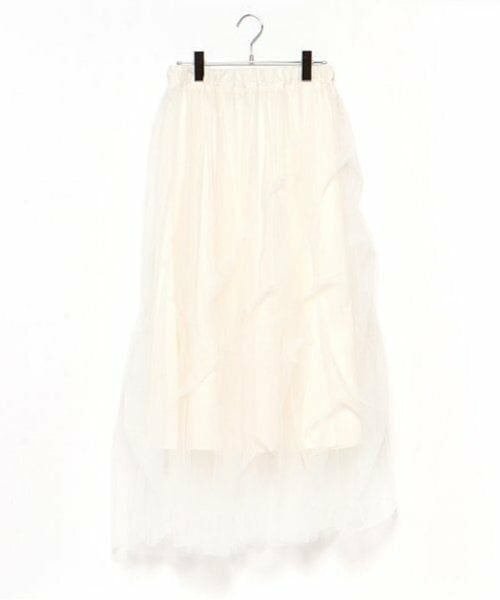 LUKU nari / ルクナーリ ミニ・ひざ丈スカート | チュールボリュームスカート | 詳細11