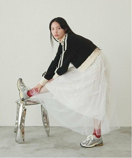 LUKU nari / ルクナーリ ミニ・ひざ丈スカート | チュールボリュームスカート | 詳細2