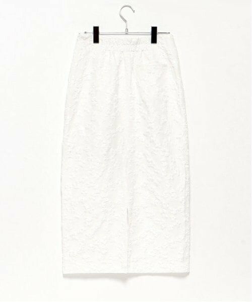 LUKU nari / ルクナーリ ミニ・ひざ丈スカート | 花ジャガードタイトスカート | 詳細12