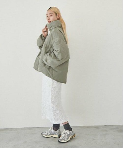 LUKU nari / ルクナーリ ミニ・ひざ丈スカート | 花ジャガードタイトスカート | 詳細2