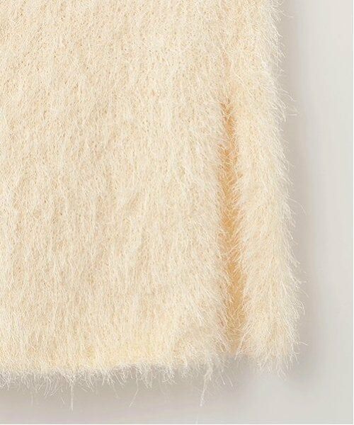 LUKU nari / ルクナーリ ミニ・ひざ丈スカート | フリンジニットスカート | 詳細12