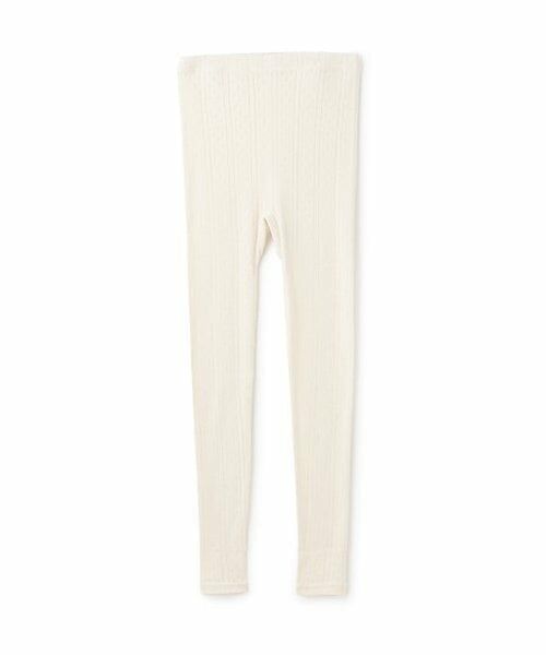 LUKU nari / ルクナーリ その他パンツ | 【PALM】オーガニックレギンス（ECRU(キナリ)）