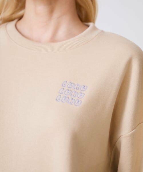 LUKU nari / ルクナーリ スウェット | ロゴスウェットプルオーバー | 詳細1