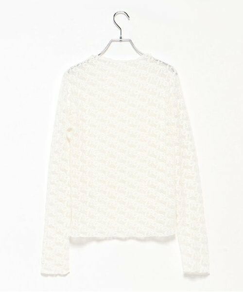 LUKU nari / ルクナーリ Tシャツ | リボンレーストップス | 詳細5