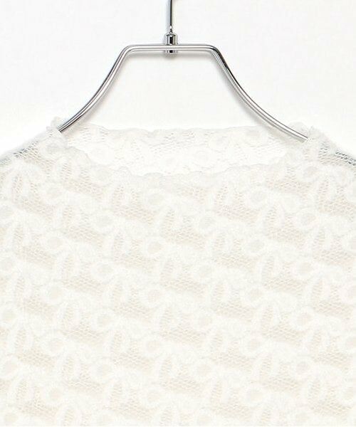 LUKU nari / ルクナーリ Tシャツ | リボンレーストップス | 詳細6