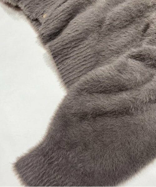 LUKU nari / ルクナーリ ニット・セーター | シャギーニュアンスカーディガン | 詳細20