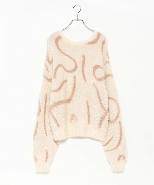 LUKU nari / ルクナーリ ニット・セーター | シャギーニュアンスカーディガン | 詳細5