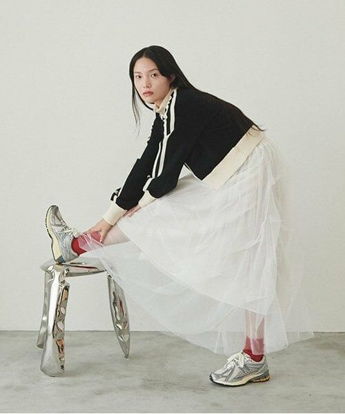 LUKU nari / ルクナーリ ニット・セーター | スタンドラインZIPニット | 詳細5