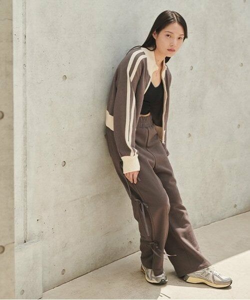 LUKU nari / ルクナーリ ニット・セーター | スタンドラインZIPニット | 詳細15