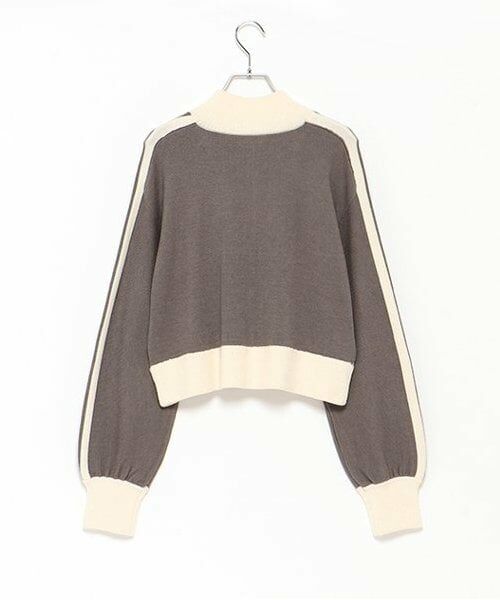 LUKU nari / ルクナーリ ニット・セーター | スタンドラインZIPニット | 詳細20