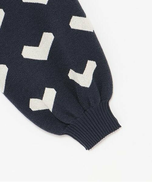 LUKU nari / ルクナーリ ニット・セーター | ハート柄ニットプルオーバー | 詳細11