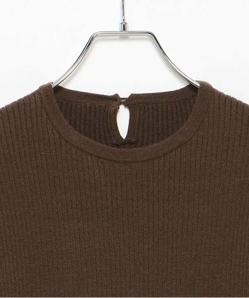 LUKU nari / ルクナーリ ニット・セーター | エリ刺繍ニットプルオーバー | 詳細13