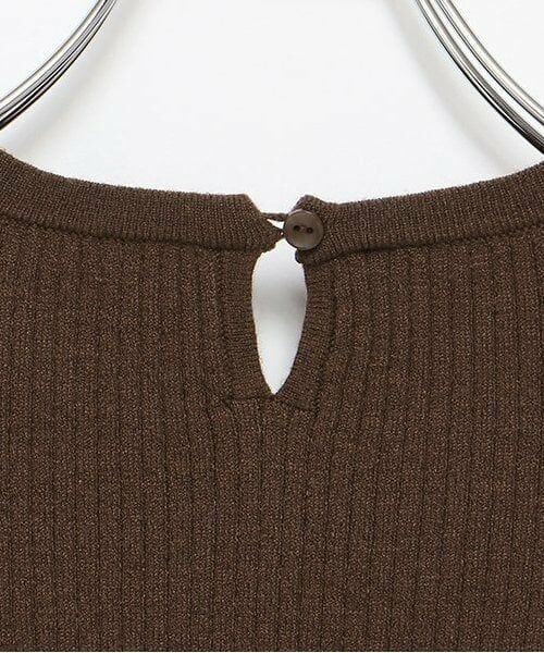 LUKU nari / ルクナーリ ニット・セーター | エリ刺繍ニットプルオーバー | 詳細14