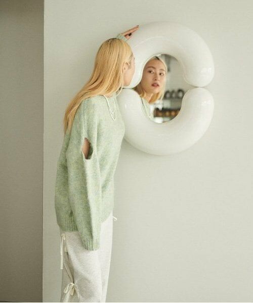 LUKU nari / ルクナーリ ニット・セーター | MIX編みニットプルオーバー | 詳細1