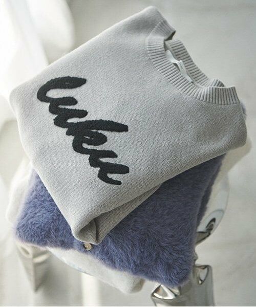 LUKU nari / ルクナーリ ニット・セーター | 刺繍ロゴニットプルオーバー | 詳細7