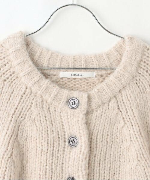 LUKU nari / ルクナーリ ニット・セーター | ショートニットカーディガン | 詳細2