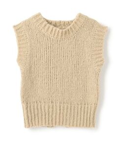 LUKU nari / ルクナーリ ニット・セーター | ショートニットベスト