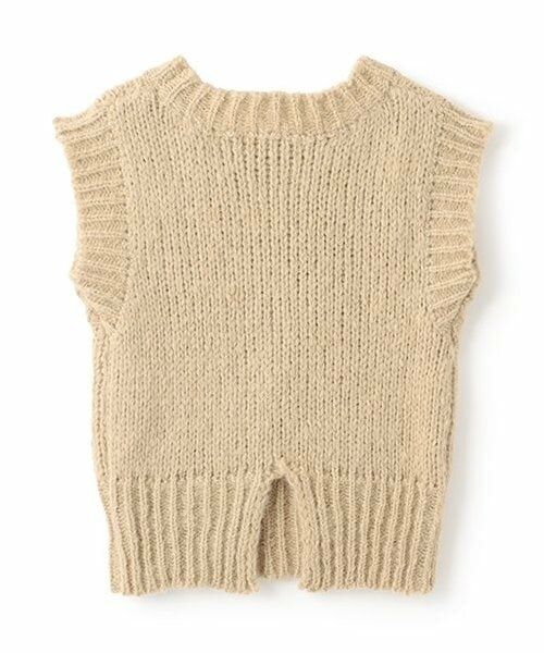 LUKU nari / ルクナーリ ニット・セーター | ショートニットベスト | 詳細1