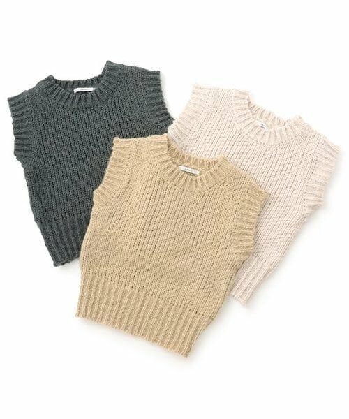 LUKU nari / ルクナーリ ニット・セーター | ショートニットベスト | 詳細8