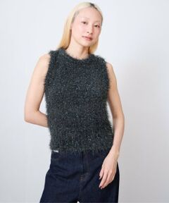 LUKU nari / ルクナーリ ニット・セーター | フリンジニットベスト