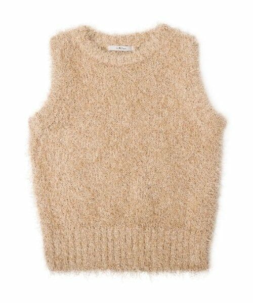 LUKU nari / ルクナーリ ニット・セーター | フリンジニットベスト | 詳細1
