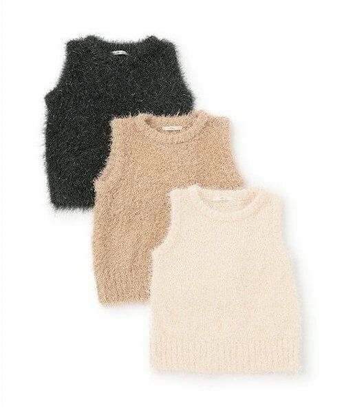 LUKU nari / ルクナーリ ニット・セーター | フリンジニットベスト | 詳細10