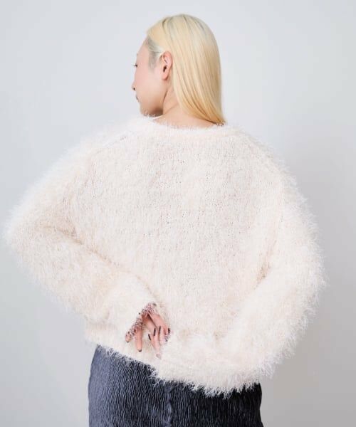 LUKU nari / ルクナーリ ニット・セーター | フリンジニットプルオーバー | 詳細2