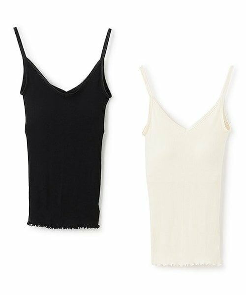 LUKU nari / ルクナーリ キャミソール・チューブトップ | 【PALM】RIB CAMISOLE | 詳細7