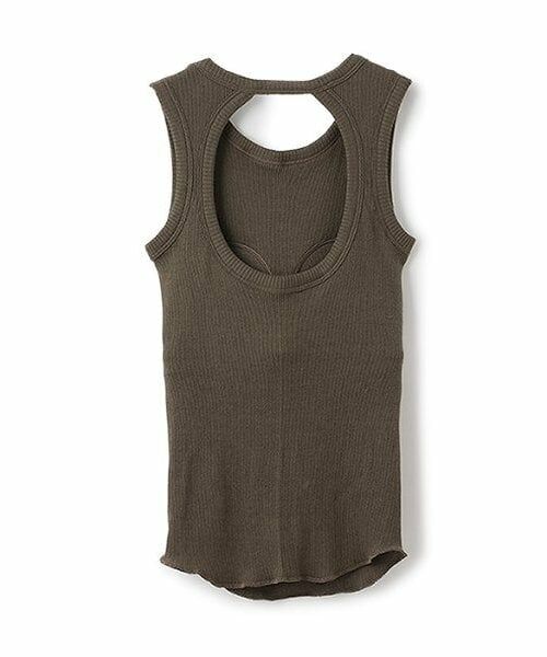 LUKU nari / ルクナーリ キャミソール・チューブトップ | 【PALM】NULLバックオープンタンク | 詳細1