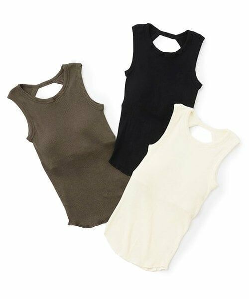 LUKU nari / ルクナーリ キャミソール・チューブトップ | 【PALM】NULLバックオープンタンク | 詳細7