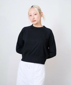 LUKU nari / ルクナーリ スウェット | ラインストーン裏毛プルオーバー