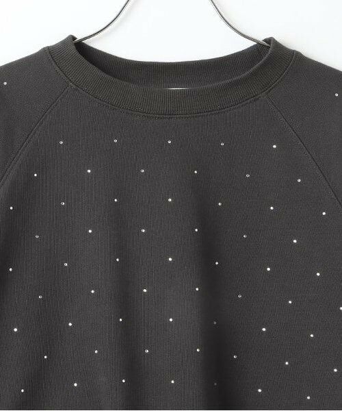 LUKU nari / ルクナーリ スウェット | ラインストーン裏毛プルオーバー | 詳細10