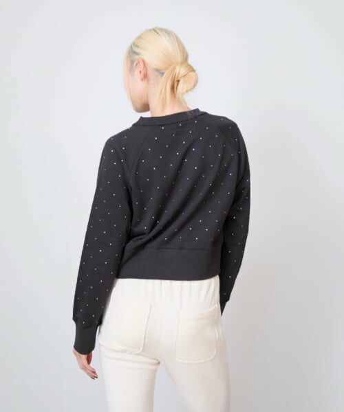 LUKU nari / ルクナーリ スウェット | ラインストーン裏毛プルオーバー | 詳細2