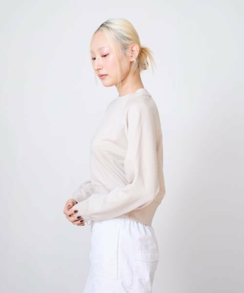 LUKU nari / ルクナーリ スウェット | ラインストーン裏毛プルオーバー | 詳細5