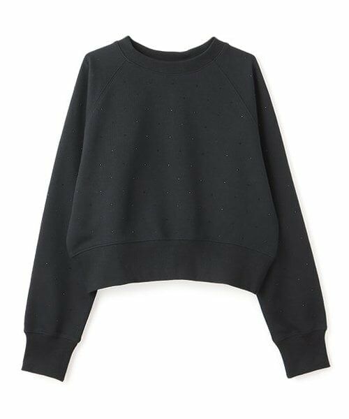 LUKU nari / ルクナーリ スウェット | ラインストーン裏毛プルオーバー | 詳細8