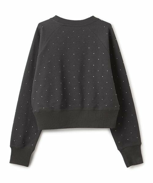 LUKU nari / ルクナーリ スウェット | ラインストーン裏毛プルオーバー | 詳細9