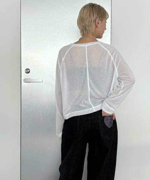 LUKU nari / ルクナーリ Tシャツ | シアーラグランLST | 詳細1