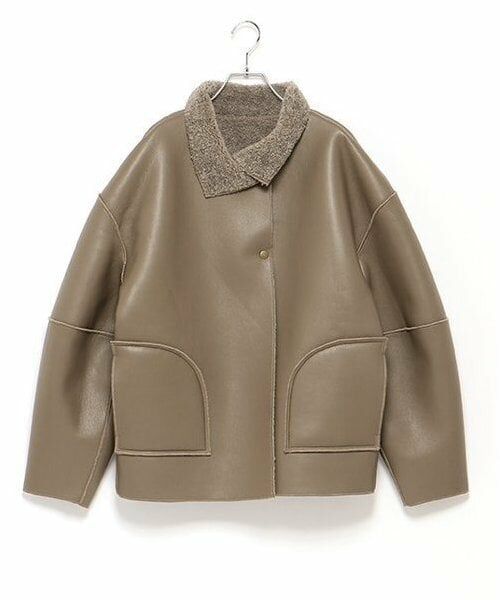 LUKU nari / ルクナーリ ブルゾン | リバーシブルボアブルゾン | 詳細10