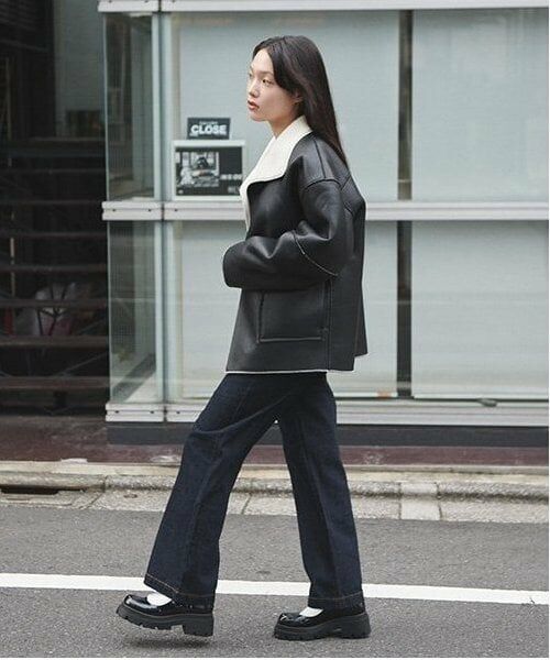 LUKU nari / ルクナーリ ブルゾン | リバーシブルボアブルゾン | 詳細3