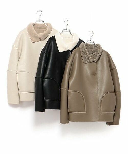 LUKU nari / ルクナーリ ブルゾン | リバーシブルボアブルゾン | 詳細5