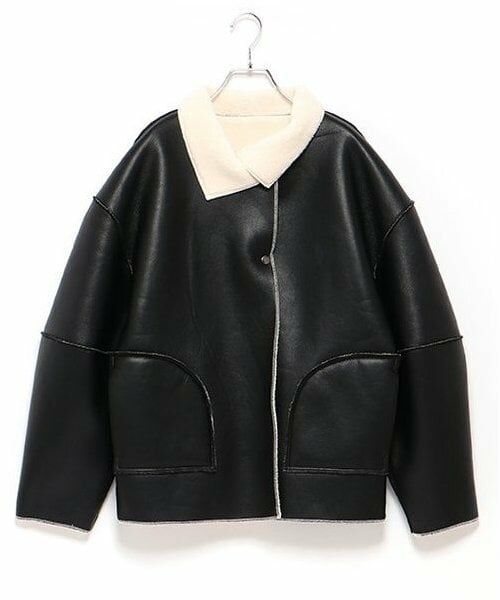 LUKU nari / ルクナーリ ブルゾン | リバーシブルボアブルゾン | 詳細6