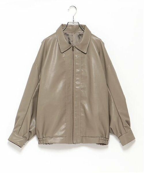 LUKU nari / ルクナーリ ブルゾン | 合皮ジャケット | 詳細12