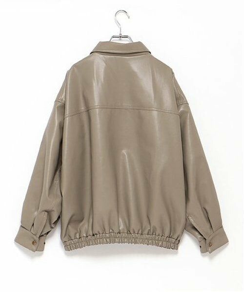 LUKU nari / ルクナーリ ブルゾン | 合皮ジャケット | 詳細13