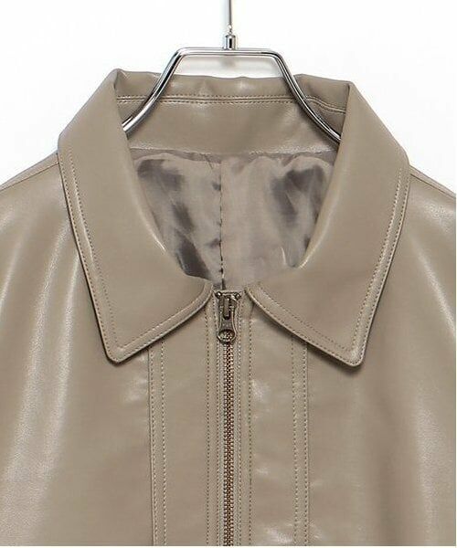 LUKU nari / ルクナーリ ブルゾン | 合皮ジャケット | 詳細14