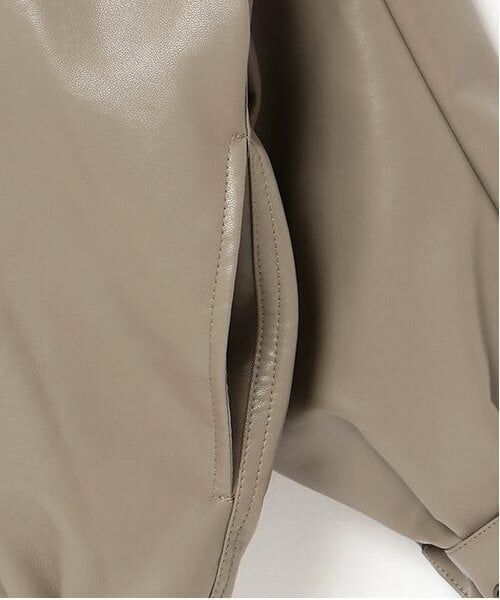 LUKU nari / ルクナーリ ブルゾン | 合皮ジャケット | 詳細15