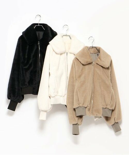 LUKU nari / ルクナーリ ブルゾン | ファーブルゾン | 詳細11