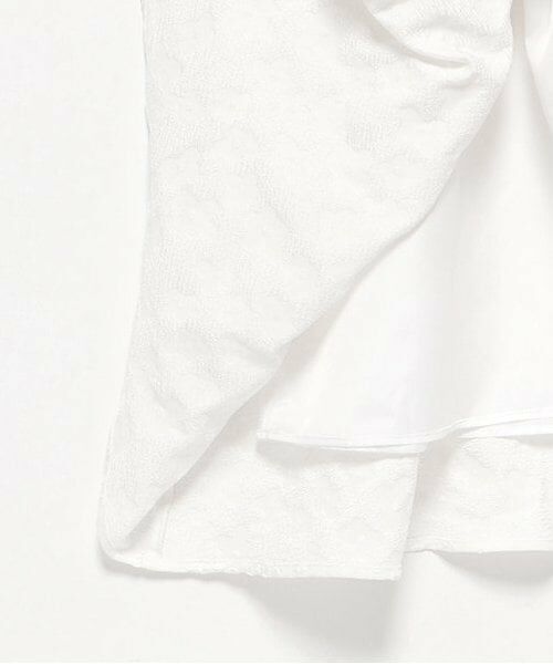 LUKU nari / ルクナーリ ミニ丈・ひざ丈ワンピース | 花ジャガードキャミワンピース | 詳細18