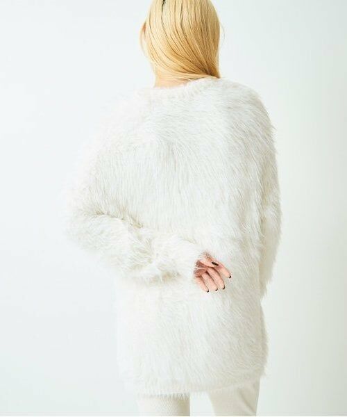 LUKU nari / ルクナーリ ミニ丈・ひざ丈ワンピース | シャギーミニワンピース | 詳細10