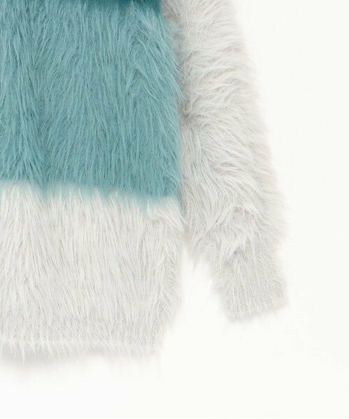 LUKU nari / ルクナーリ ミニ丈・ひざ丈ワンピース | シャギーミニワンピース | 詳細16