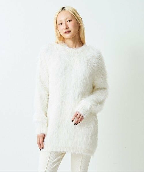 LUKU nari / ルクナーリ ミニ丈・ひざ丈ワンピース | シャギーミニワンピース | 詳細9